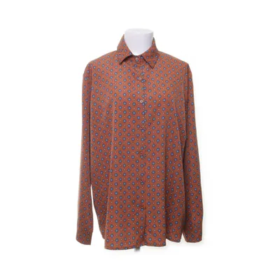 Shirt (Brown, Multicolored) from Kaycee Polyester