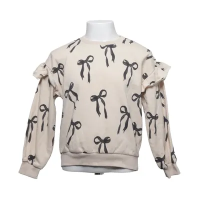 Sweatshirt (Beige, Black) from KappAhl Cotton, Polyester