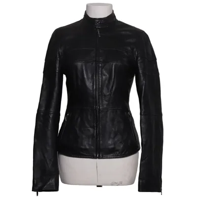 Veste (Noir) de Oakwood Cuir, Polyester