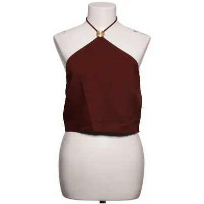 Halternecktopp (Röd) från H&M Bomull, Polyamid, Polyester, Viskos