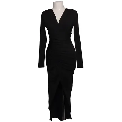Robe longue (Noir) de GiorGia Élasthane, Polyester, Viscose