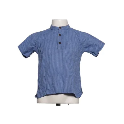 Kortärmad skjorta (Blå, Vit) från Fabindia