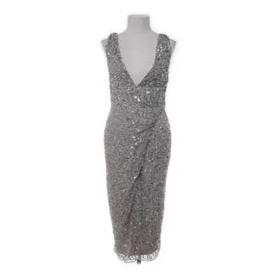 Cocktail dress (Gray, Silver) from Maya Deluxe Polyester