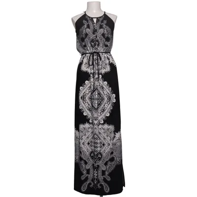Robe longue (Noir, Blanc) de Stella Morgan Élasthane, Polyester