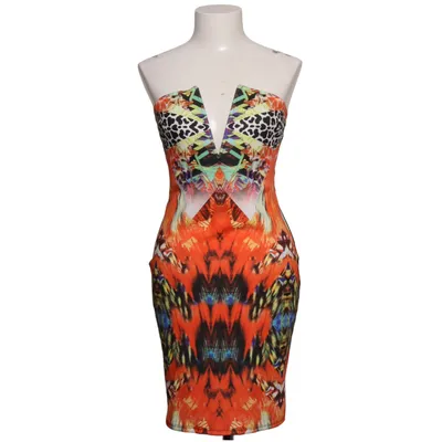 Dress (V Neck Front Panel Dress) from NLY One Elastane, Polyester