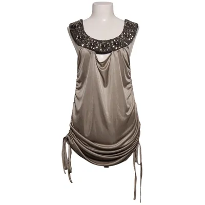 Robe de cocktail (Gris) de Shelly London Soie