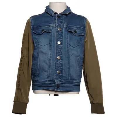 Jeansjacka (Blå, Grön) från IKKS Bomull, Elastan, Polyester
