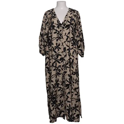 Shirt dress (Beige, Black) from Lindex Polyamide, Viscose
