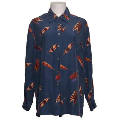 Chemise (Bleu, Multicolore) de Cappuccini by Desam Soie