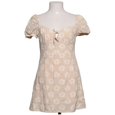 Kjole (Beige, Hvid) fra Polly Bomuld, Polyester