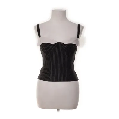 Corset (Black, White) Elastane, Nylon