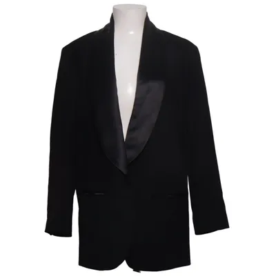 Tuxedo jacket (Black) from Isabel Marant pour H&M Cotton, Silk, Viscose, Wool