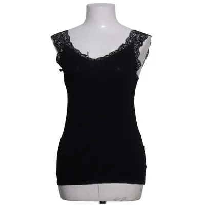 Tanktop (Sort) fra Pieces Elastan, Viscose