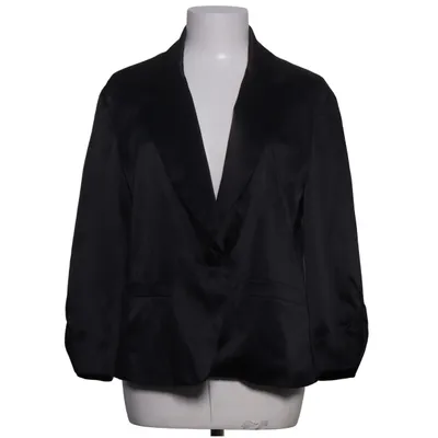 Blazer (Gray) from Leslie Fay Cotton, Elastane, Polyester
