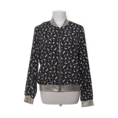 Bomberjakke (Sort, Flerfarvet) fra Vintage Love Polyester