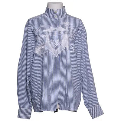 Skjorta (Blå, Vit) från Verse Polyester, Ull