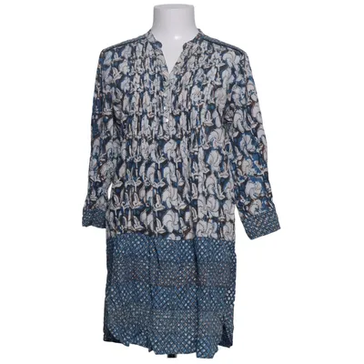 Robe (Bleu, Blanc, Marron) de Fabindia Coton