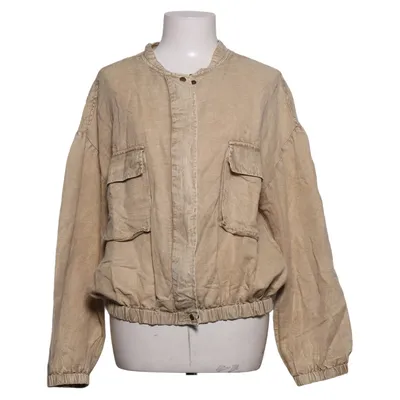 Jacket (Beige) from Natura Preserve Cotton, Linen