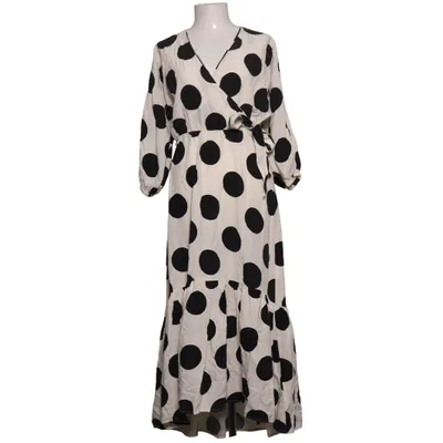 Omlottklänning (Vit, Svart) från H&M Lyocell