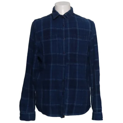 Flanellskjorta (Blå) från Lager 157 Roots Bomull