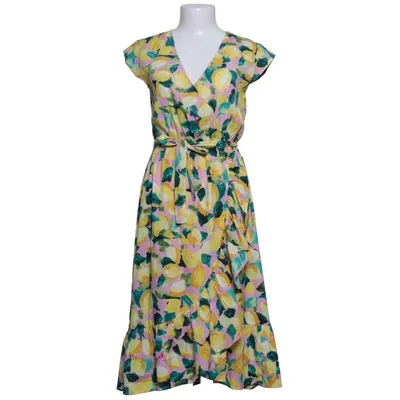 Wrap dress (Yellow, Purple, Green) from Shiwi Polyester