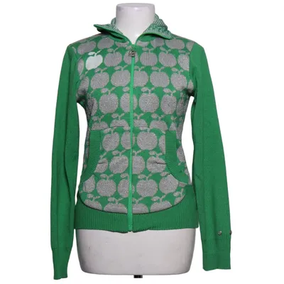 Strickjacke (Grün, Silber) von Gsus Sindustries Baumwolle, Polyester, Wolle