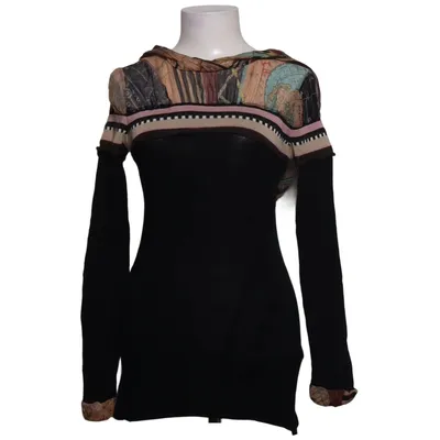 Robe à capuche (Noir, Multicolore) de Pianura Studio Élasthane, Polyester, Soie, Viscose, Laine