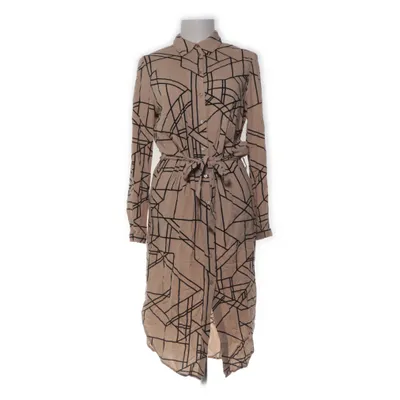 Skjortekjole (Beige) fra VILA Viscose