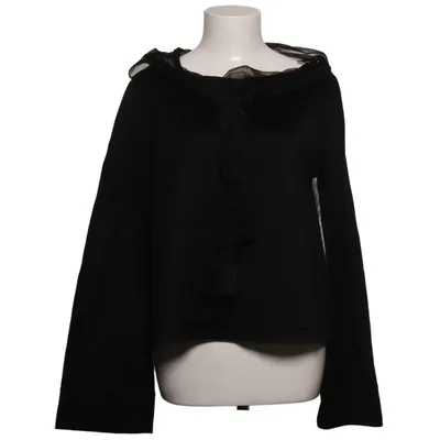 Strikblouse (Zwart) van Annette Görtz Katoen, Zijde