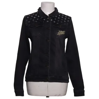 Jeansjacke (Schwarz, Grau) von Wonder Woman Baumwolle, Elasthan, Polyester