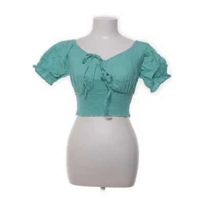 Crop top (Grön) från Boohoo Bomull