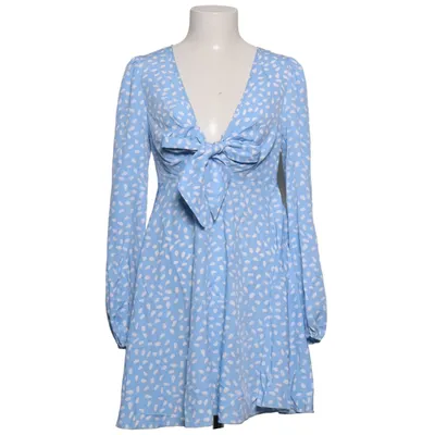 Kjole (Blå, Hvid) fra Shein Polyester