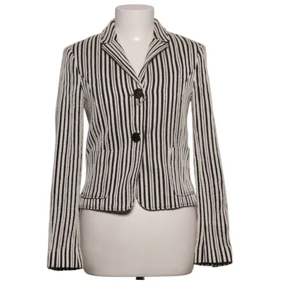 Blazer (Sort, Hvid) fra Frankie Morello Bomuld