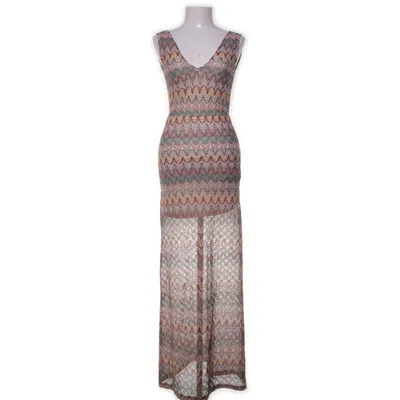 Långklänning (Gul, Flerfärgad) från Dry Lake Polyester