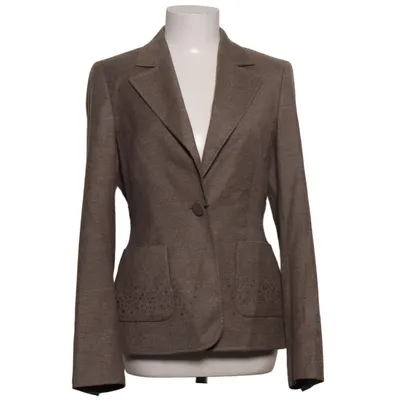 Kavaj (Beige) från Escada Kashmir, Kupro, Elastan, Ull