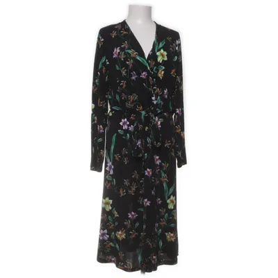 Jurk (Zwart, Meerkleurig) van H&M+ Polyester, Elastaan