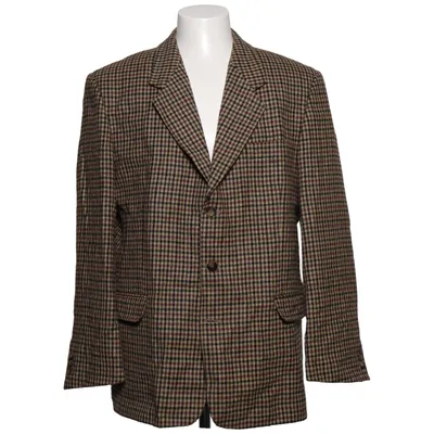 Kavaj (Brun, Flerfärgad) från Coach Polyester, Ull