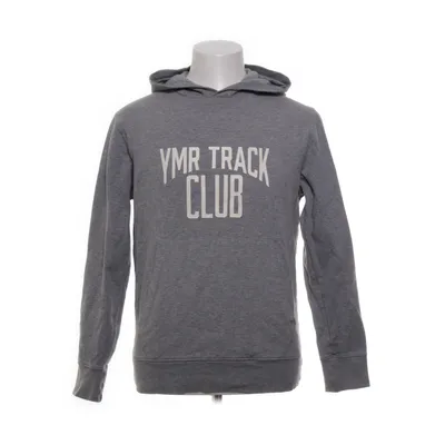 Huvtröja (Grå) från YMR Track Club Bomull, Polyamid