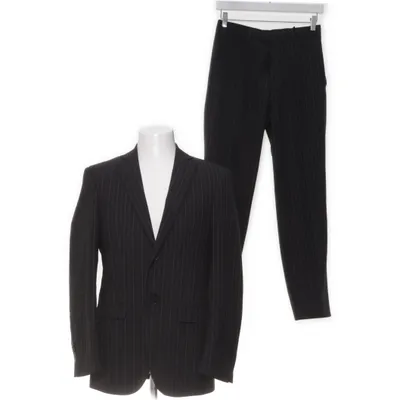 Suit (Black, White) from Bogie Polyester, Viscose
