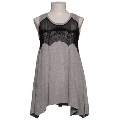 Haut (Gris, Noir) de Mystree Coton, Polyester