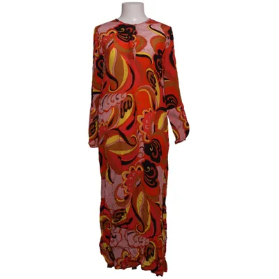 Robe longue (Rouge, Multicolore) de Oneseason Viscose