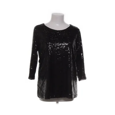 Blus (Svart, Silverfärgad) från KappAhl Polyester