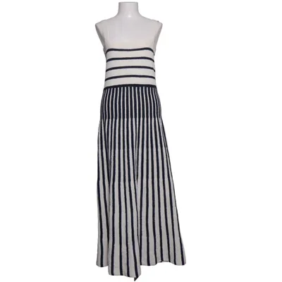 Maxi dress (Black, White) from Zara