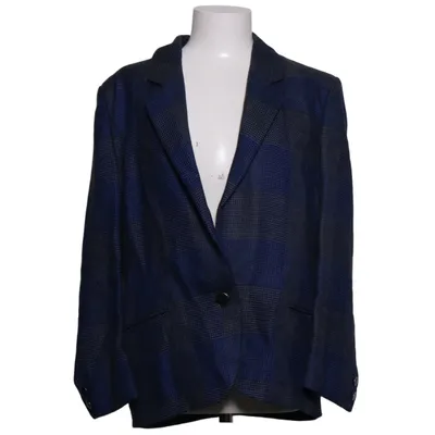 Blazer (Blauw, Grijs, Zwart) van Dots Viscose, Wol