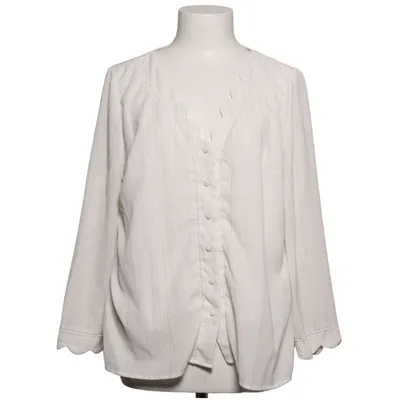 Blouse (Blanc) de Guts & Gusto Polyester, Viscose