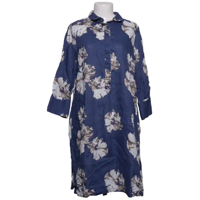 Blousejurk (Blauw, Beige) van Franco Callegari Linnen