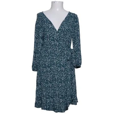 Slå-om-kjole (Blå, Hvid) fra Lefties Elastan, Viscose