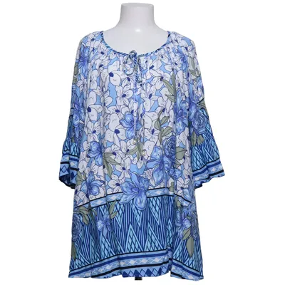 Tunic (White, Multicolored) from M&V Cotton, Elastane