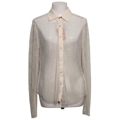 Blouse (Silver, Beige) from Lamiar Elastane, Polyester