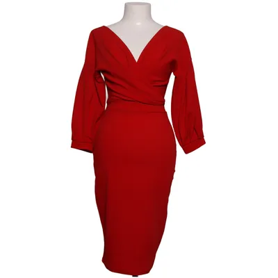 Wikkeljurk (Rood) van Boohoo Elastaan, Polyester